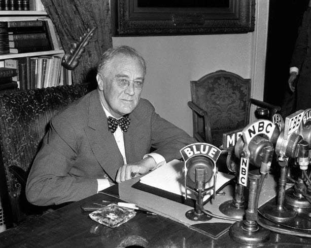1944 President Franklin D Roosevelt Fdr Glossy Keychain D Day Speech Print