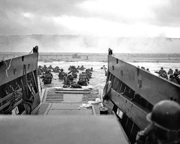1944 The Battle Of Normandy Glossy Keychain World War Ii Print Wwii D Day