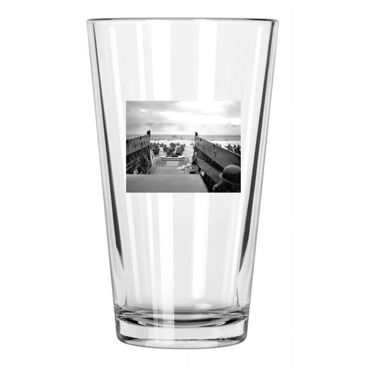 1944 The Battle Of Normandy World War Ii Wwii D Day Pint Beer Drinking Glass