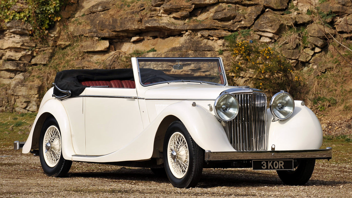 Jaguar Mark Iv Drophead Coupe Uk Hd Art Jigsaw Puzzle
