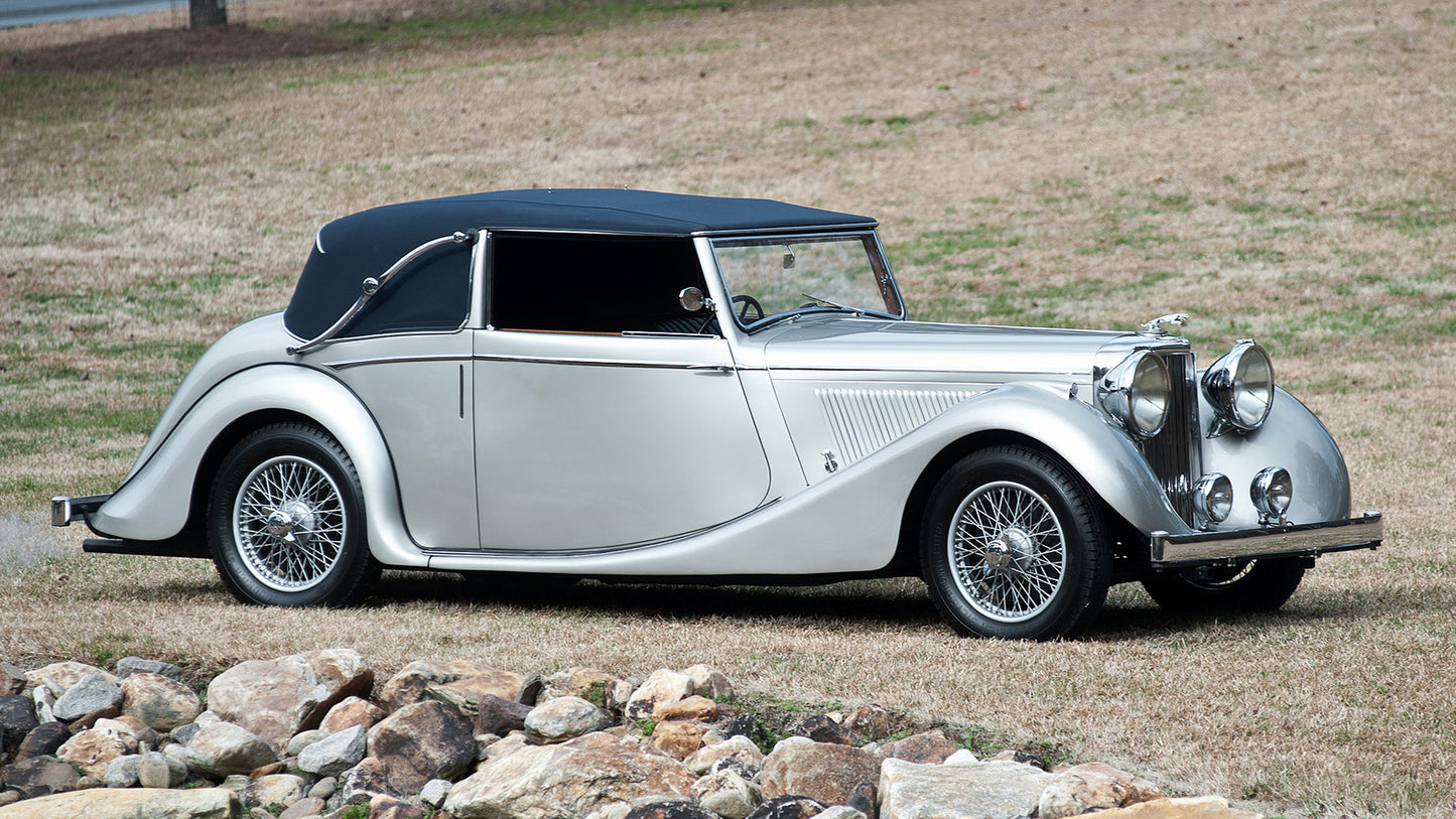Jaguar Mark Iv Drophead Coupe Uk Hd Art Jigsaw Puzzle
