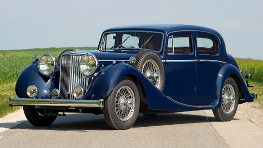 Jaguar Mark Iv Saloon Uk Hd Art Print Poster