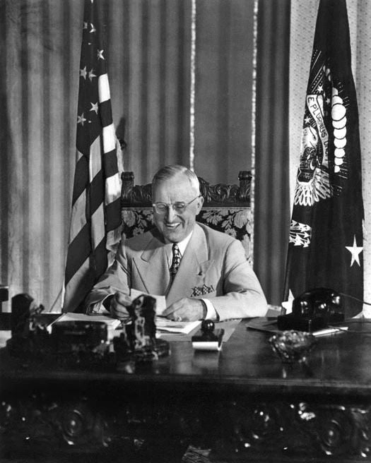1945 33Rd Us President Harry S Truman Glossy Photo Political Print Poster