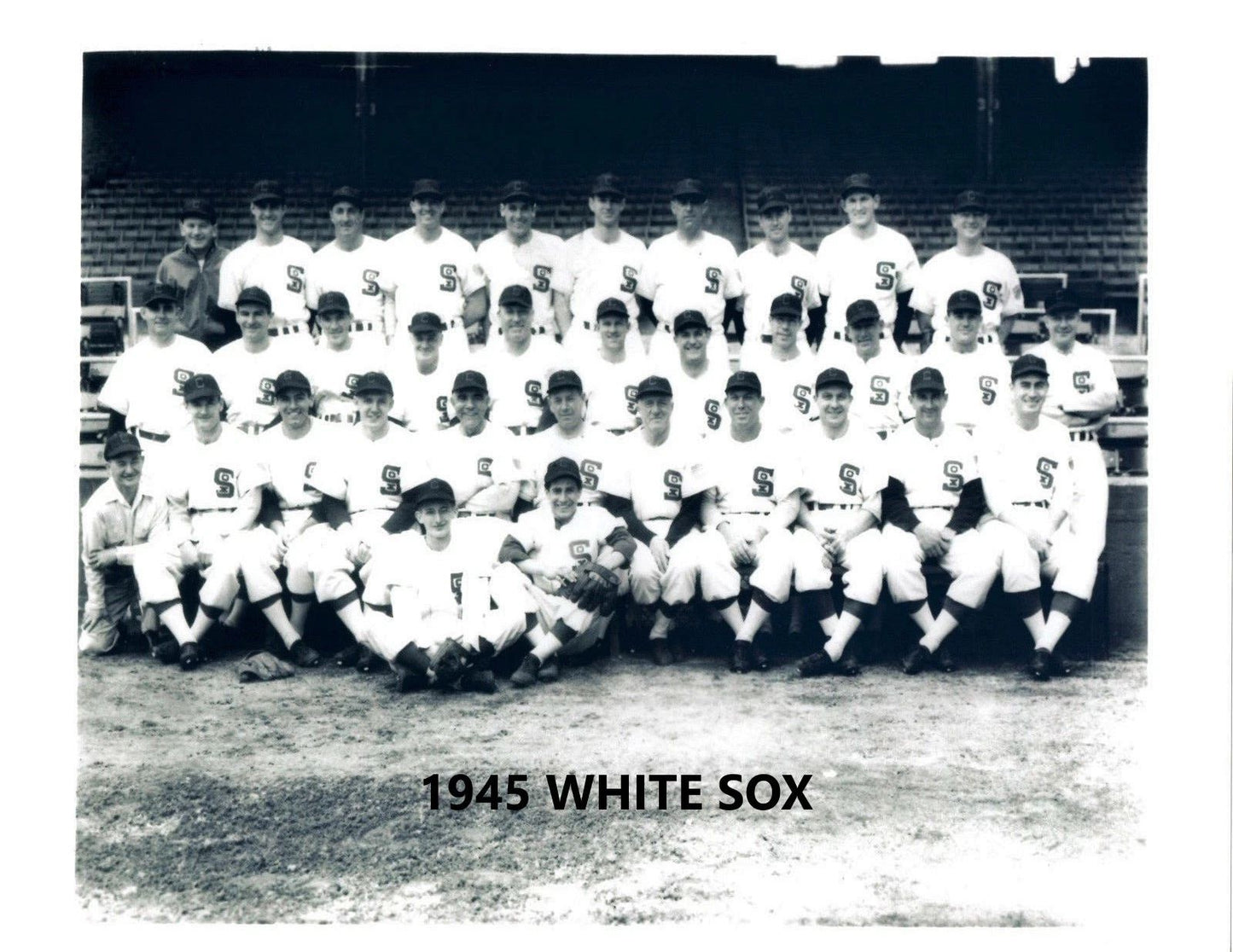 1945 Chicago White Sox Team Photo Baseball Mlb Picture 300 Piece Jigsaw Puzzle