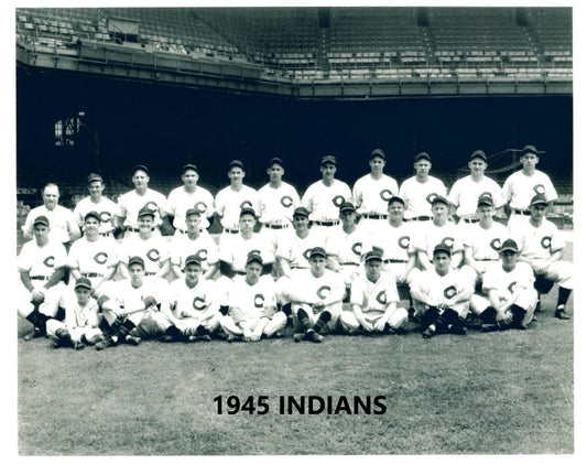 1945 Cleveland Indians Team Magnet Baseball Mlb Picture