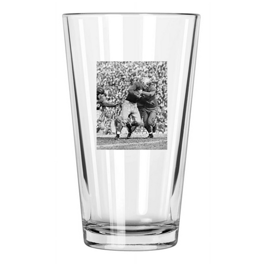 1945 Georgia Charley Trippi Vs Georgia Tech Photo Pint Beer Drinking Glass