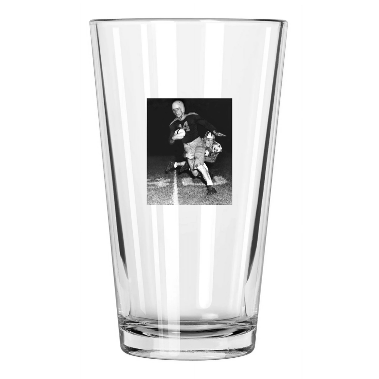 1945 Green Bay Packers Don Hutson Photo Nfl Football Pint Beer Drinking Glass