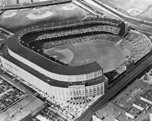 1945 Old Yankee Stadium Glossy Magnet New York Yankees Print Baseball Magnet