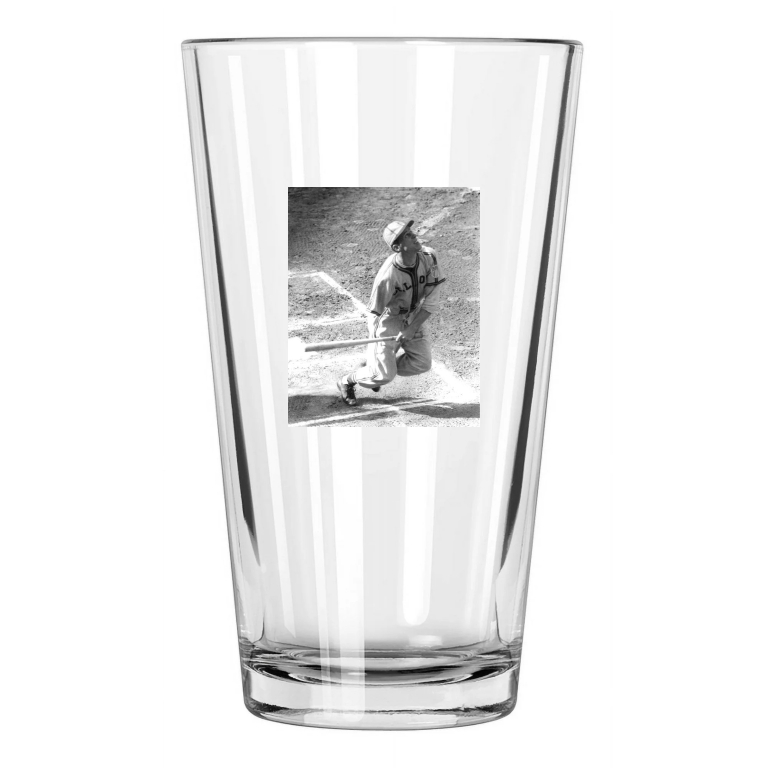 1945 St Louis Browns Pete Gray Photo Baseball Pint Beer Drinking Glass