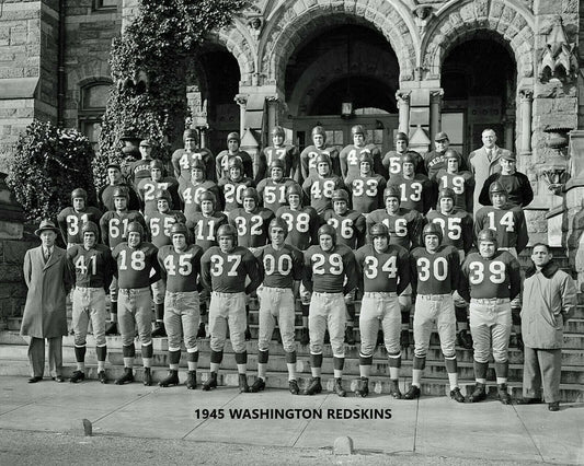 1945 Washington Redskins Team Photo Football Picture Nfl 300 Piece Jigsaw Puzzle