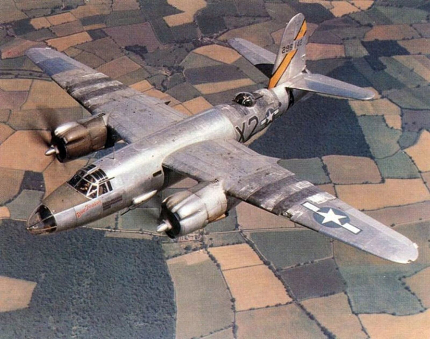 1945 World War 2 Ww2 Martin B 26 Marauder Military Plane Poster Photo