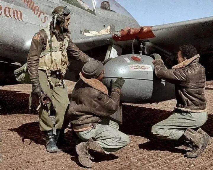 1945 World War 2 Wwii Tuskegee Airmen Ramitelli Italy Magnet Magnet