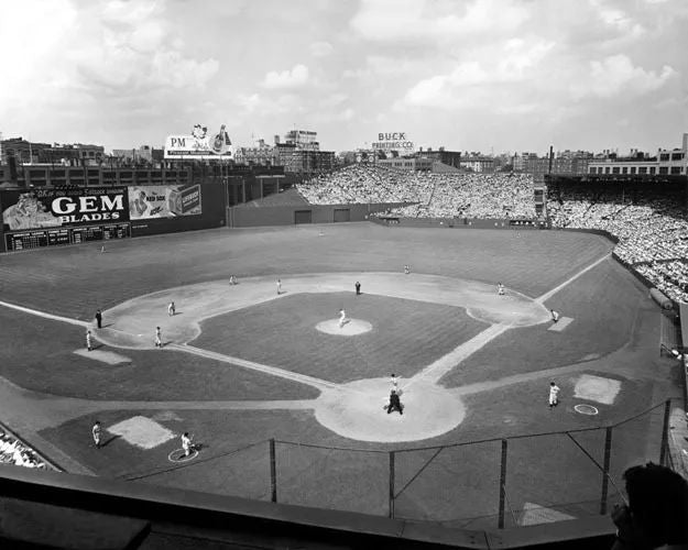 1946 Boston Red Sox Fenway Park Glossy Magnet Baseball Print Field Magnet