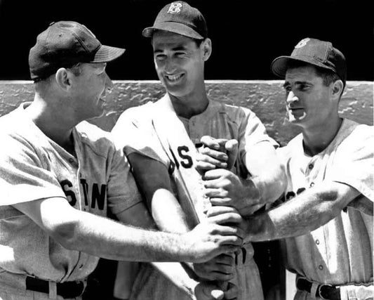 1946 Boston Red Sox Ted Williams, Rudy York & Bobby Doerr Glossy Magnet