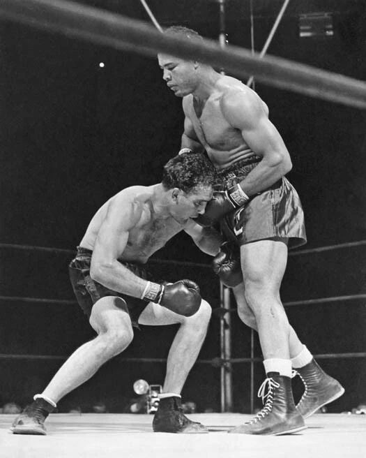 1946 Boxers Joe Louis Vs Billy Conn Magnet Heavyweight Title Match Print 1