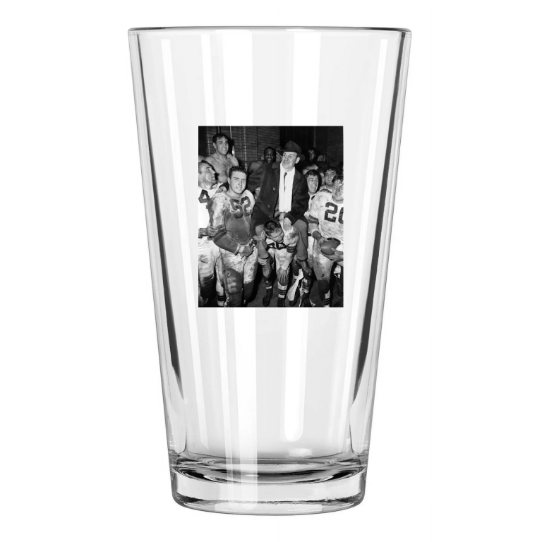1946 Cleveland Browns Paul Brown Aafl Champs Football Pint Beer Drinking Glass