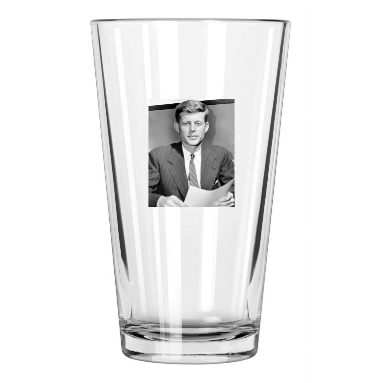 1946 Congressman John F Kennedy Jfk Photo Historical Pint Beer Drinking Glass