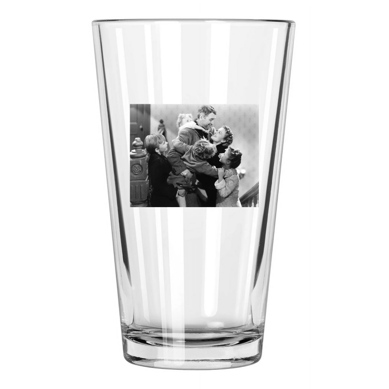 1946 Family Film Its A Wonderful Life James Stewart Donna Reed 1 Pint Beer Glass