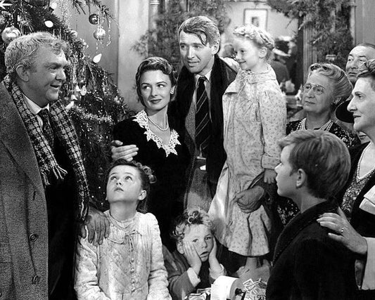 1946 Family Film Its A Wonderful Life Glossy Photo James Stewart Donna Reed 2