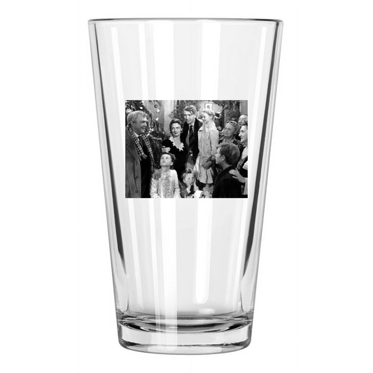 1946 Family Film Its A Wonderful Life James Stewart Donna Reed 2 Pint Beer Glass