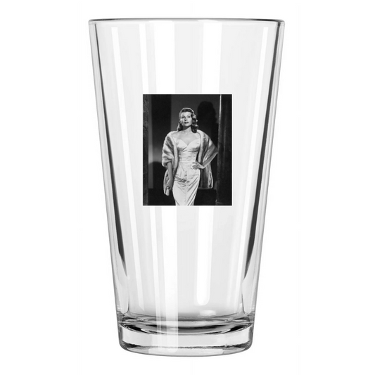 1946 Famous Actress Rita Hayworth Hollywood Celebrity Pint Beer Drinking Glass