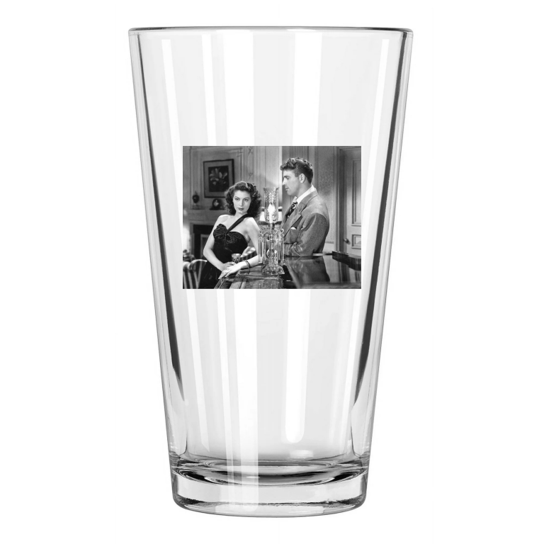 1946 Film The Killers Ava Gardner And Burt Lancaster Pint Beer Drinking Glass