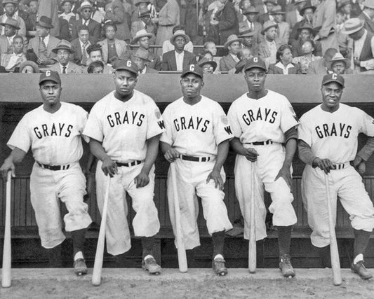 1946 Homestead Grays Keychain Negro League Print Buck Leonard And Josh Gibson