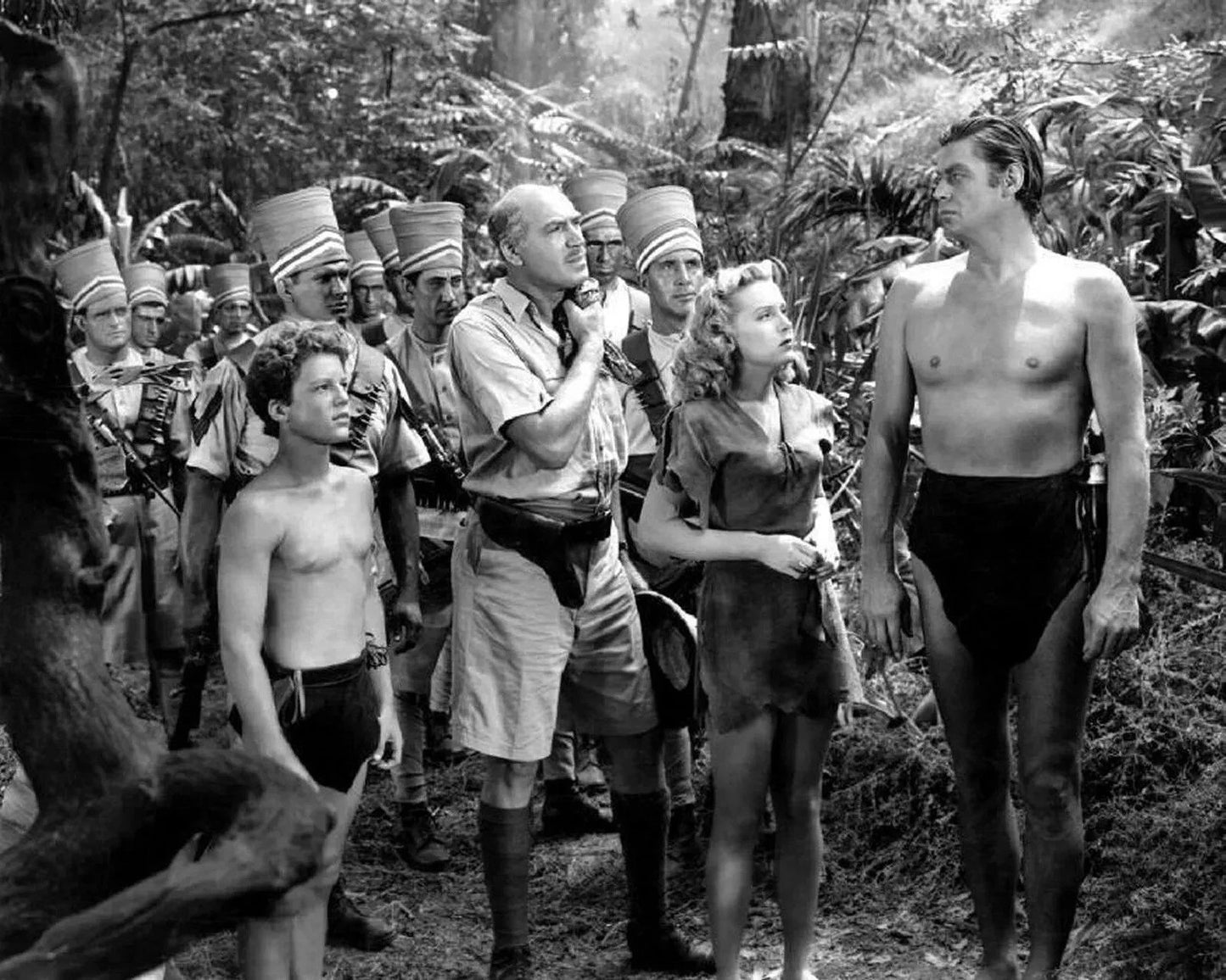 1946 Johnny Weismueller Brenda Joyce Tarzan & Leopard Woman Magnet Picture