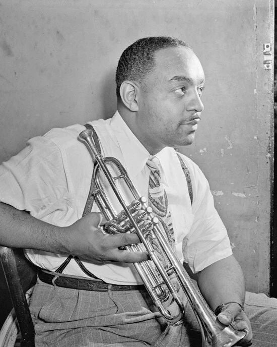 1946 Jazz Trumpeter Benny Carter Glossy Keychain Music Print Portrait