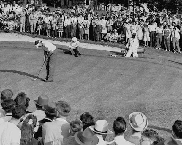 1946 Masters Winner Herman Keiser Glossy Magnet Pro Golfer Magnet