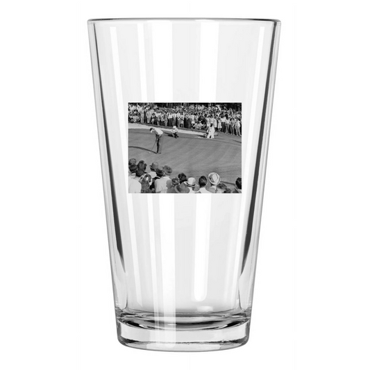 1946 Masters Winner Herman Keiser Photo Pro Golfer Pint Beer Drinking Glass