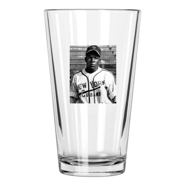 1946 New York Cubans Minnie Minoso Photo Negro League Pint Beer Drinking Glass
