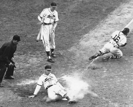 1946 St Louis Cardinals Enos Slaughter Glossy Photo Baseball Poster Print