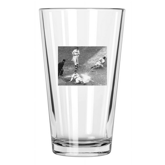 1946 St Louis Cardinals Enos Slaughter Photo Baseball Pint Beer Drinking Glass