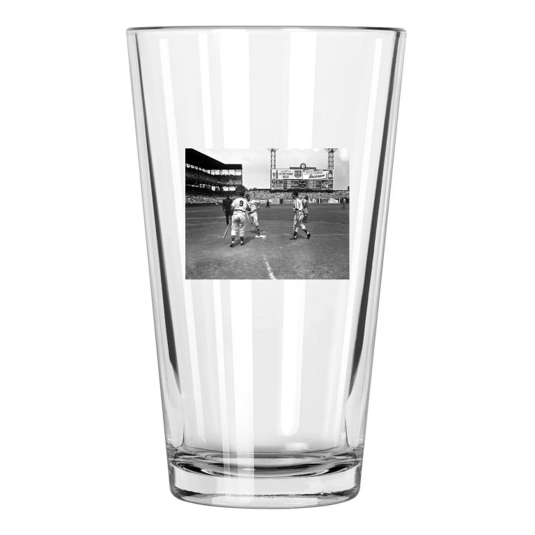 1946 St Louis Cardinals Stan Musial At Sportsmans Park Pint Beer Drinking Glass