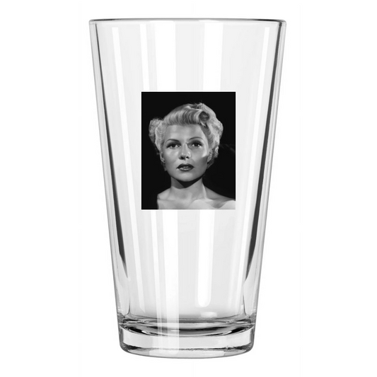 1947 Actress Rita Hayworth Photo The Lady From Shanghai Pint Beer Drinking Glass