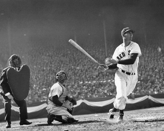 1947 Boston Red Sox Ted Williams Glossy Photo Opening Day Print Poster