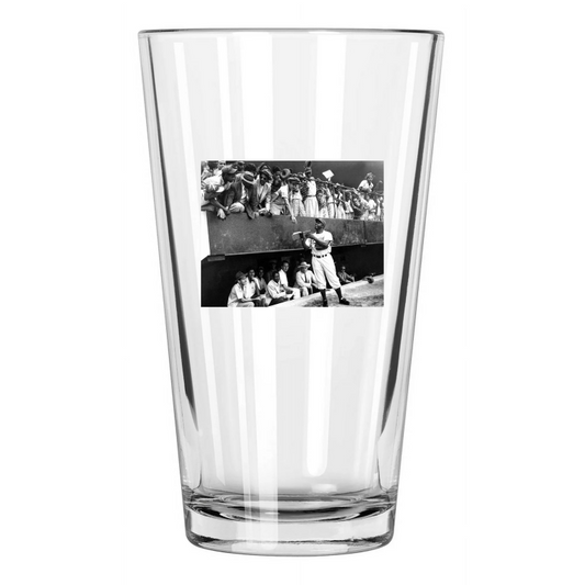 1947 Brooklyn Dodgers Jackie Robinson In Cuba Photo Pint Beer Drinking Glass