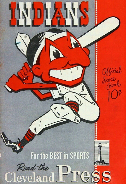 1947 Cleveland Indians Keychain Baseball Picture Mlb