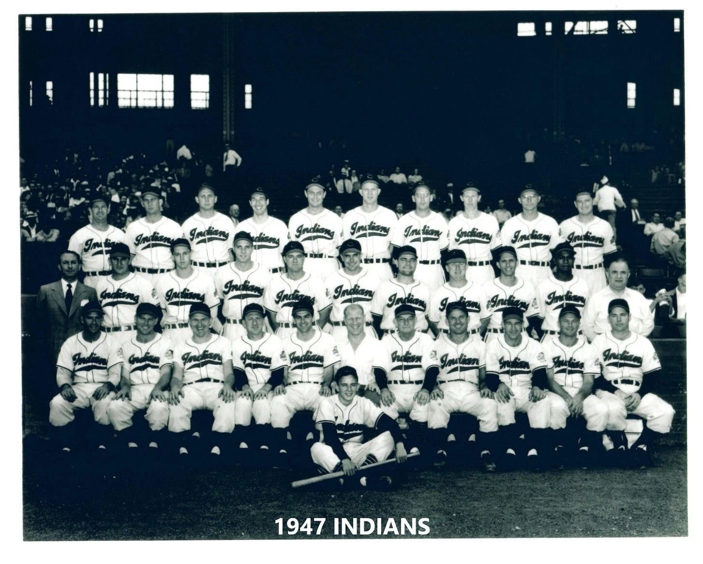 1947 Cleveland Indians Team Photo Baseball Picture Mlb
