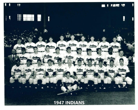 1947 Cleveland Indians Team Photo Baseball Picture Mlb