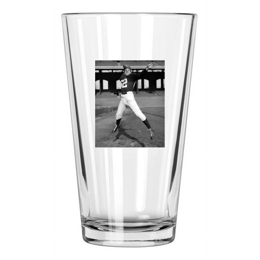 1947 Chicago Cardinals Charley Trippi Photo Rookie Hof Pint Beer Drinking Glass