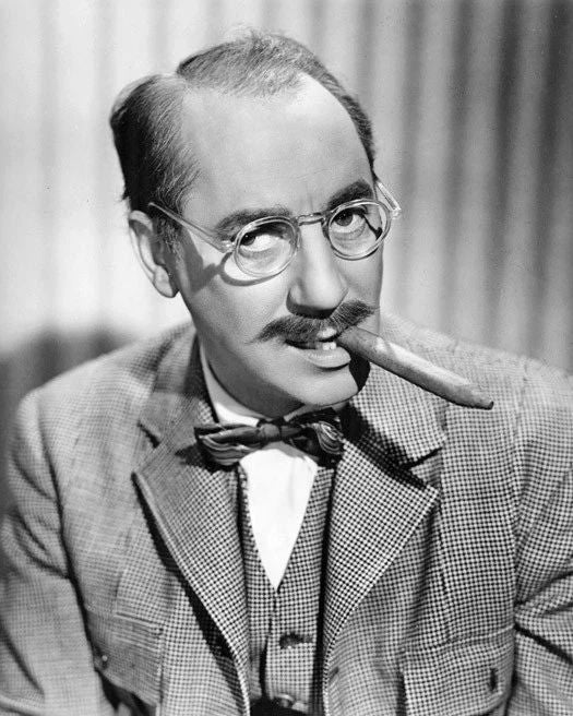 1947 Comedian, Actor Groucho Marx Glossy Photo Print 'Copcabana' Poster