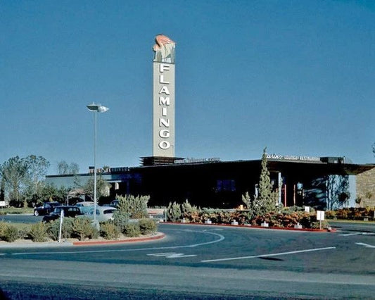 1947 Flamingo Hotel Casino Las Vegas Glossy Keychain Print