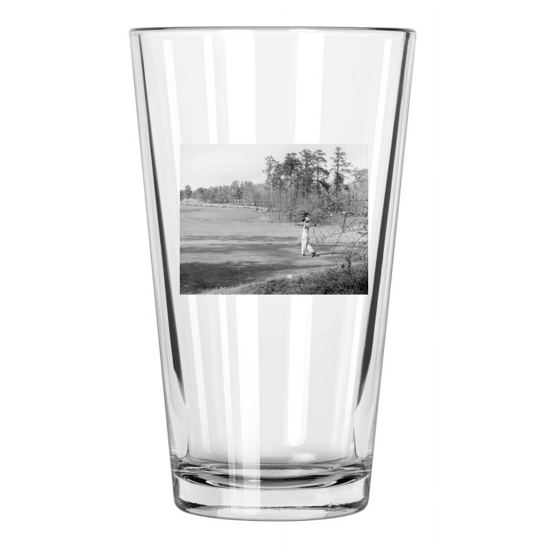 1947 Famous Golfer Jimmy Demaret 3X Masters Champion Pint Beer Drinking Glass
