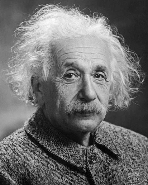 1947 Inventor Genius Albert Einstein Keychain Nobel Prize Print Glossy Keychain