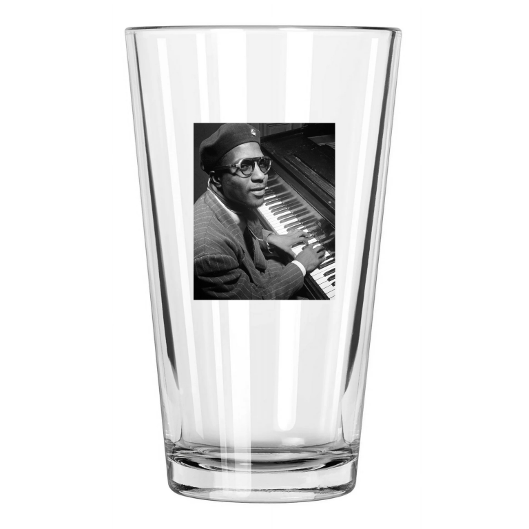 1947 Jazz Artist Thelonious Monk Photo Pianist 1 Pint Beer Drinking Glass
