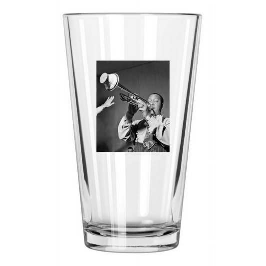 1947 Jazz Trumpeter Jonah Jones Photo Music Portrait Pint Beer Drinking Glass
