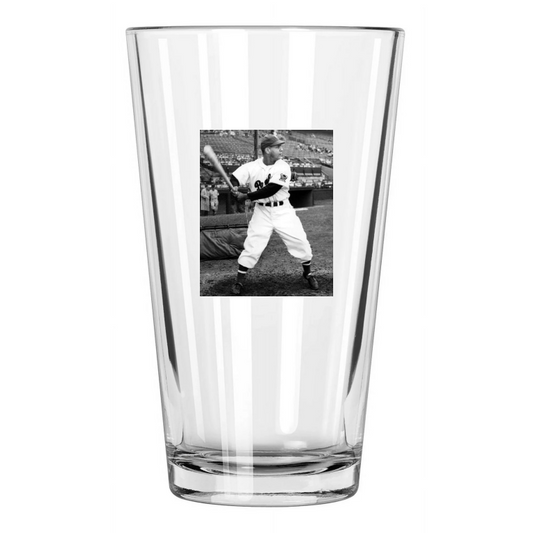 1947 Montreal Royals Roy Campanella Photo Minor League Pint Beer Drinking Glass