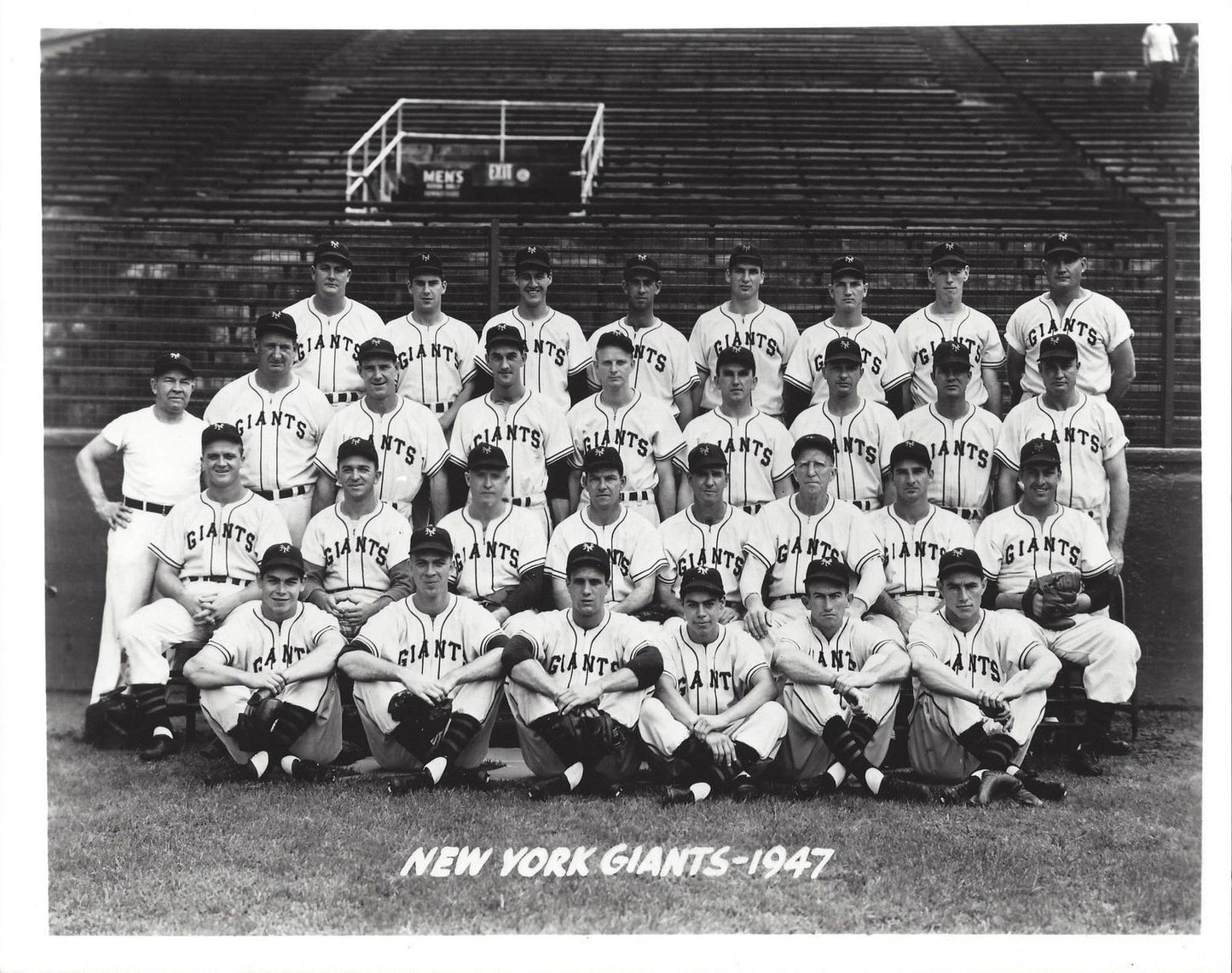 1947 New York Giants Team Photo Baseball Mlb Picture Ny